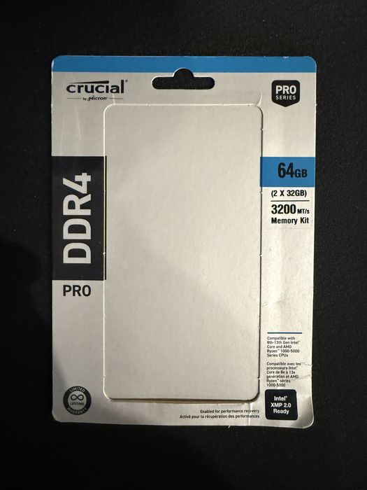 Crucial 64 gb (2x32gb) 3200Mt/s DDR4