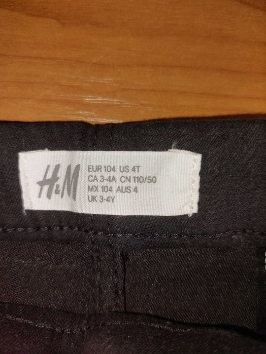 Джинсы, джегинсы H&M 104р.