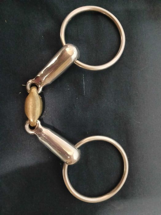 Bridão tri partido, grosso, 14,5cm.