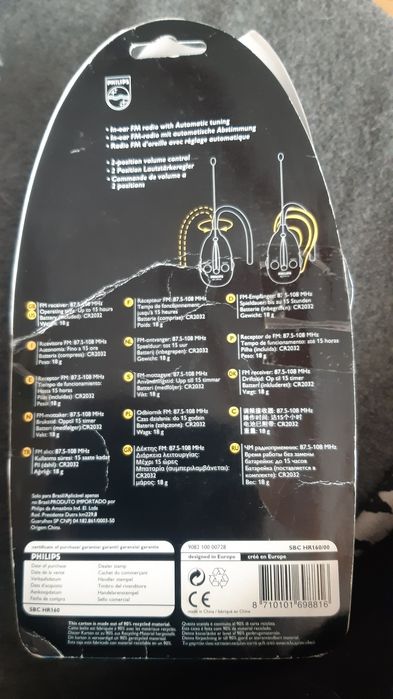 Mini radyjko Philips.