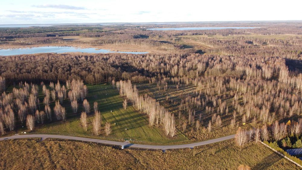 Działka 385m od Jeziora Roś