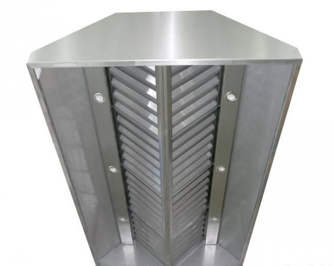 OKAP gastronomiczny CENTRALNY wyspowy 2m x 1,2 m z wyciągiem i filtram