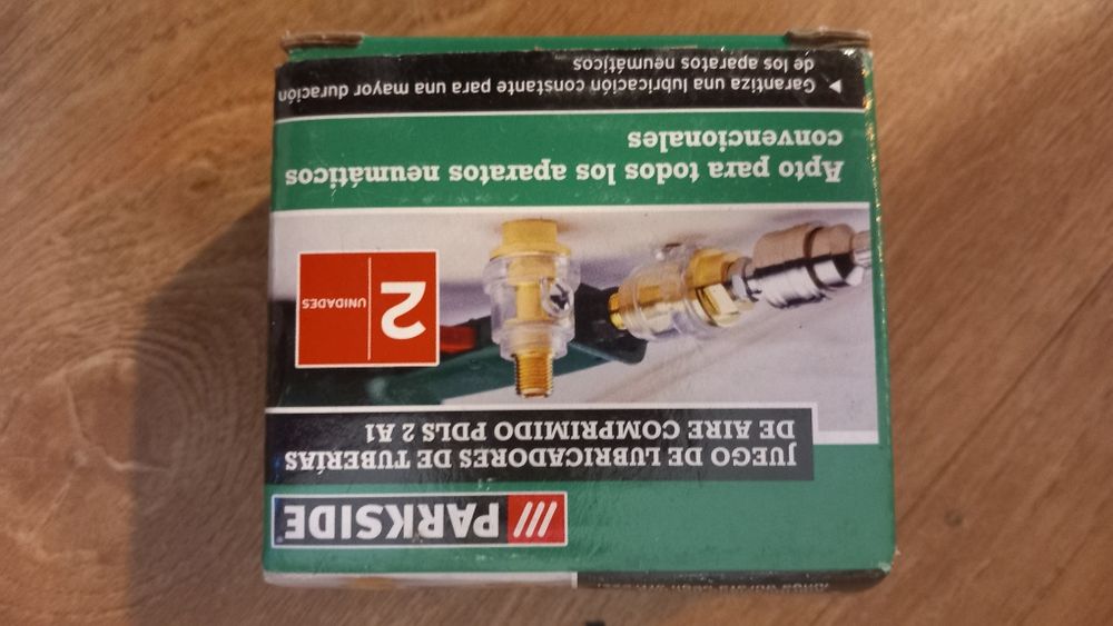 Lubrificadores para ferramentas pneumáticas Parkside – 2 unid. novos