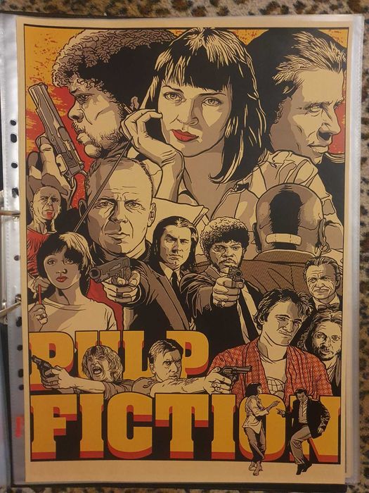 Plakat Pulp Fiction A3 30x42 Dekoracja idealny na prezent