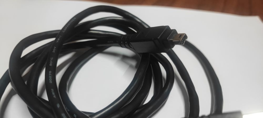 Cabo câmara filmar ieee 400 6pin