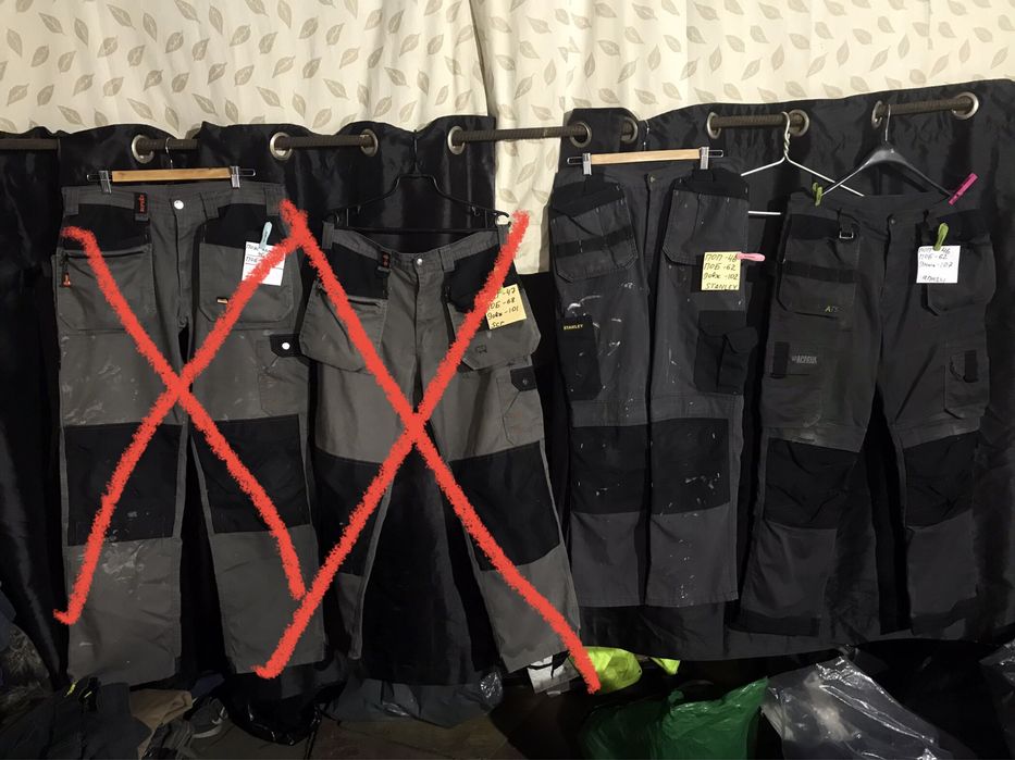 Рабочие штаны Snickers,Dunlop,Strauss комбинезоны, рабочая одежда