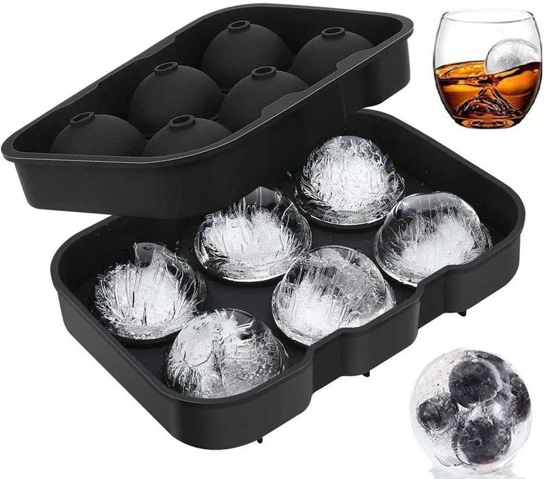 Forma foremka do kostek lodu silikonowa pojemnik na lód kostkarka
