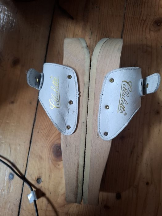 Cellulette klapki chodaki, drewniaki zdrowotne 37