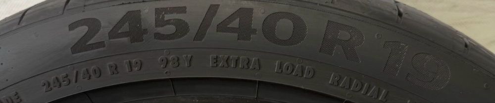 245/40r19 Continental SportContact6 98Y XL RO1