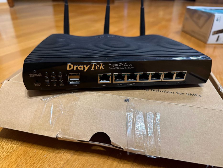 Router DrayTek Vigor2925ac Dual WAN Wi‑Fi 5 VPN – prawie nowy