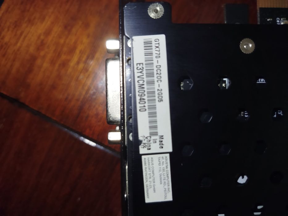 Продам видеокарту gtx770