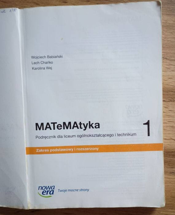 Matematyka 1 podręcznik
