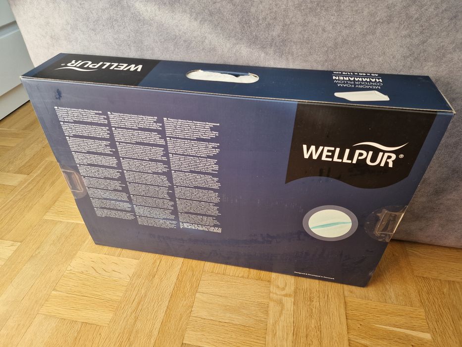 Подушка ортопедическая ортопедична JYSK Wellpur HAMMAREN 40х60х11/9 см