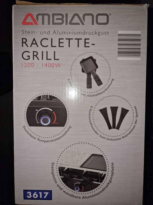 Raclette grill elektryczny