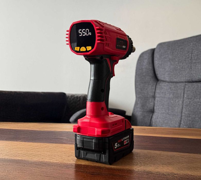 Solidna Opalarka z Ekranem LCD - 550 Stopni Do Baterii MILWAUKEE M18