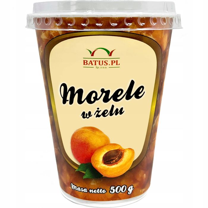 Morele W Żelu Deserowe 50% Frużelina 500 G