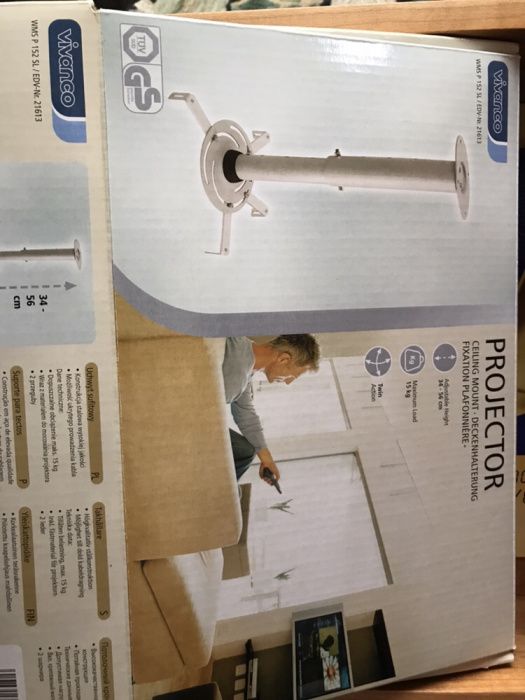 Vivanco Universal Ceiling Projector Mount