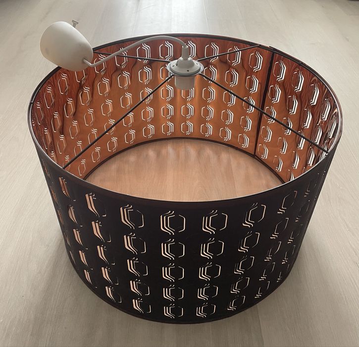 Czarno złoty klosz / lampa wisząca Ikea