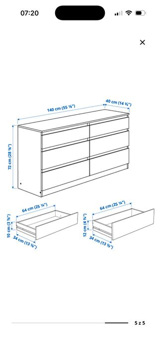 Nowa komoda KULLEN ikea