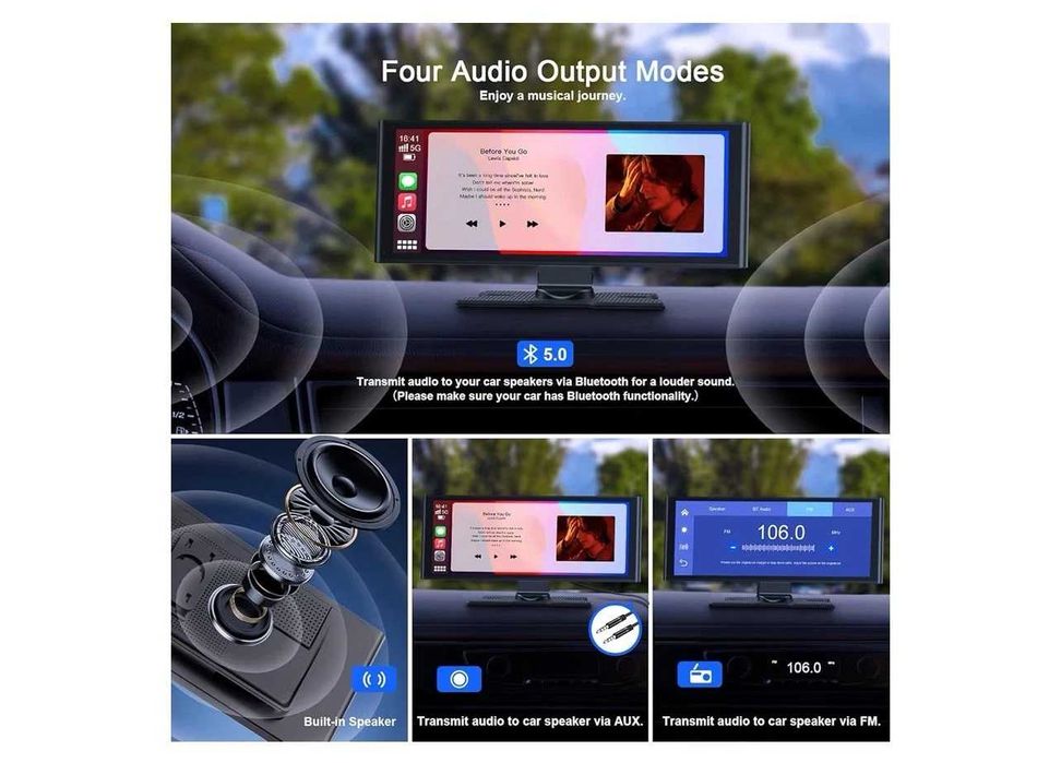 Розумний екран Avylet RC06 9,26 дюйма Carplay Android Auto для автомобіля