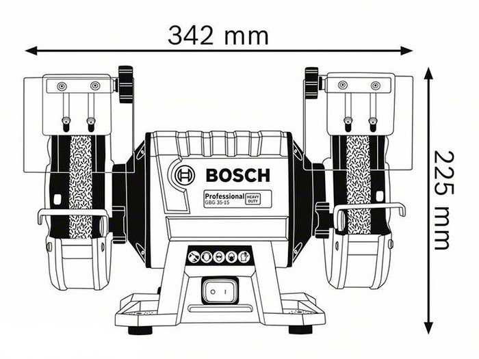Точильний верстат (точило) Bosch GBG 35-15