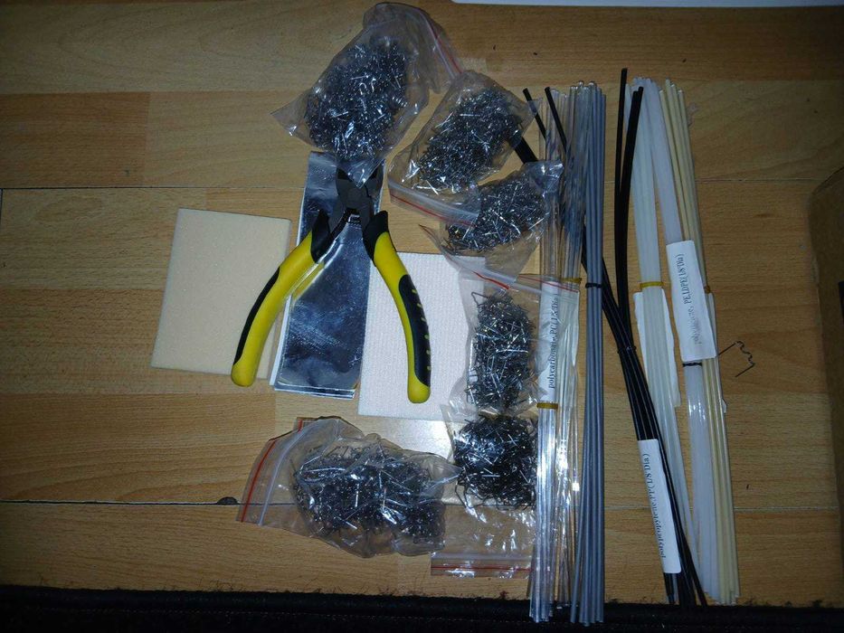 Аппарат для зварювання пластику Hot Stapler 200W + комплект скоб 2в1