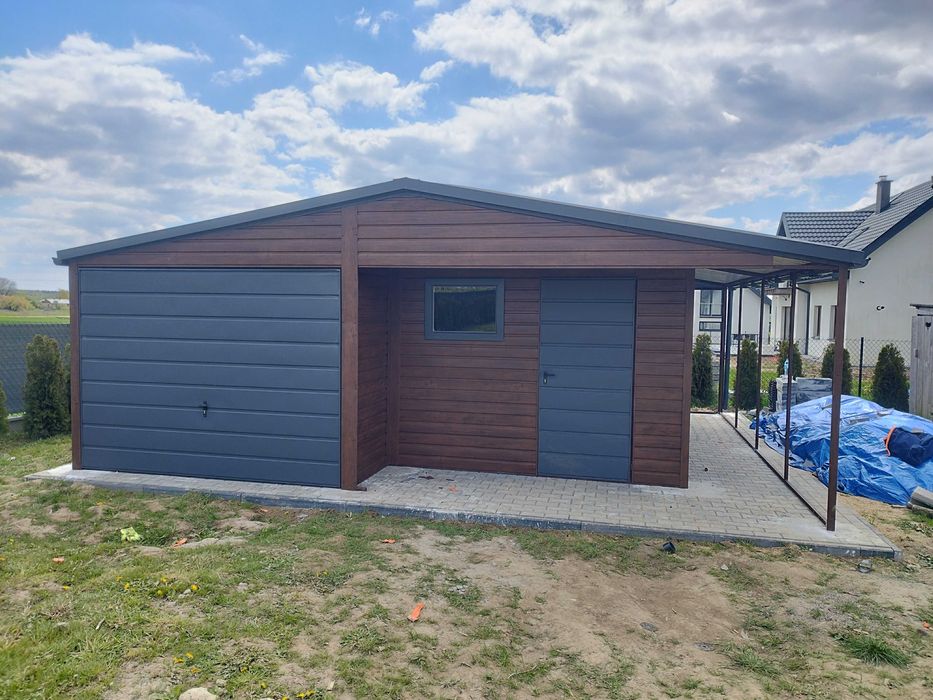 Garaże blaszane, Hale, Wiaty, Domki Narzędziowe, Każdy Wymiar !