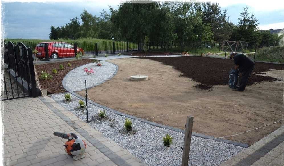 Obrzeża Kostka łupana brukowa płyty