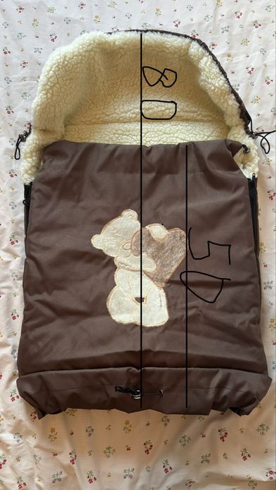 Śpiworek na sanki/ do wózka