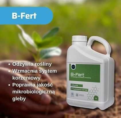 B-fert biostymulator glebowy na 10ha, stymulator 5L, bakterie glebowe