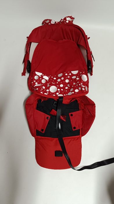 Cybex priam 4.0 Jeremy Scott Petticoat Red tapicerka + śpiwór