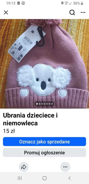 Nowe czapki  i kolnierz