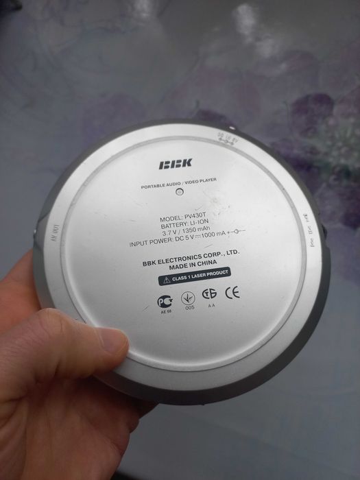 BBK PV430T портативный CD/MP3 плеер (Комплект)