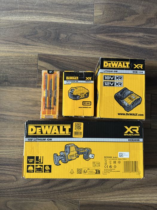 DeWalt DCS369N + 4,0Ah 18V Piła Szablasta Lisica