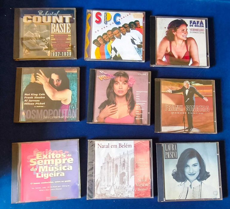 Lote 30 CDs Música: Cinema, Novelas, Jazz e Pop