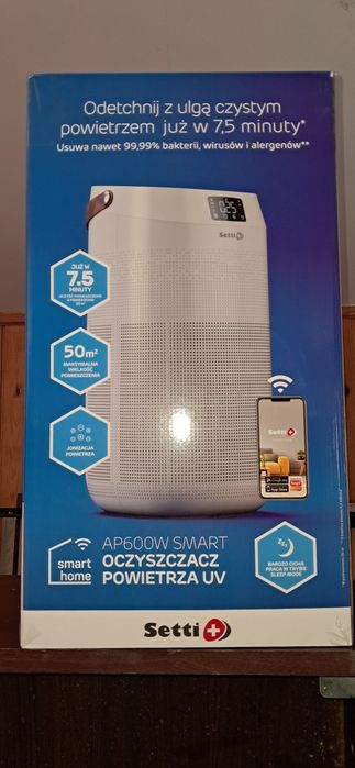 Oczyszczacz powietrza SETTI+ AP600W nowy, gwarancja