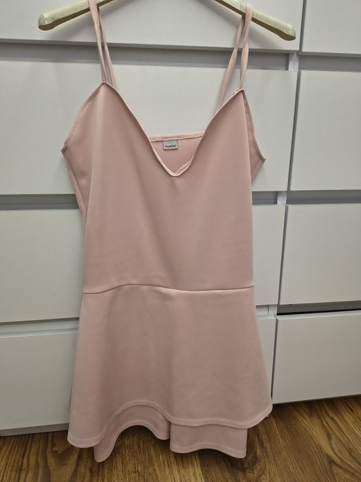 Kombinezon pudrowy róż