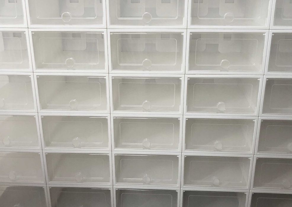 10 x Pudełka Na Buty Pojemnik Organizer Z Klapą