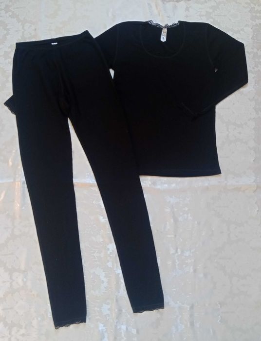 100% шерсть мериноса новый комплект термобелье шерстяное дания вовна