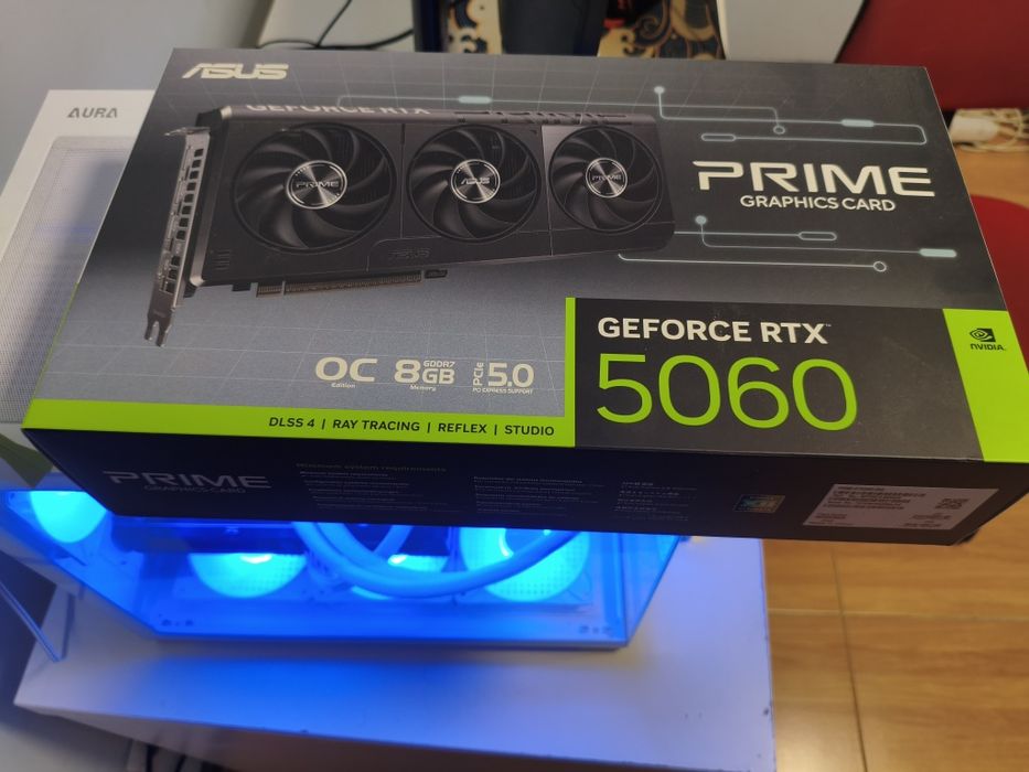 RTX 5060 Asus Prime OC 8GB GDDR7 comprada em Fevereiro de 2026