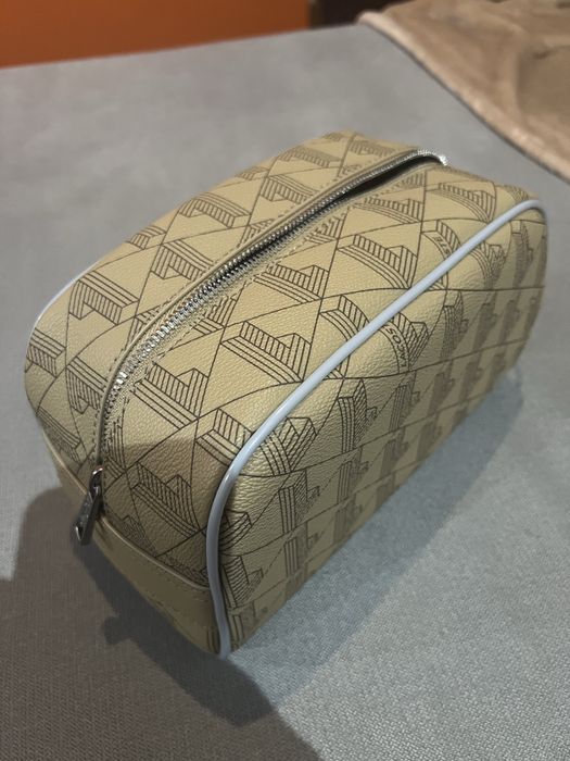 Necessaire Lacoste Oficial - Castanho-claro
