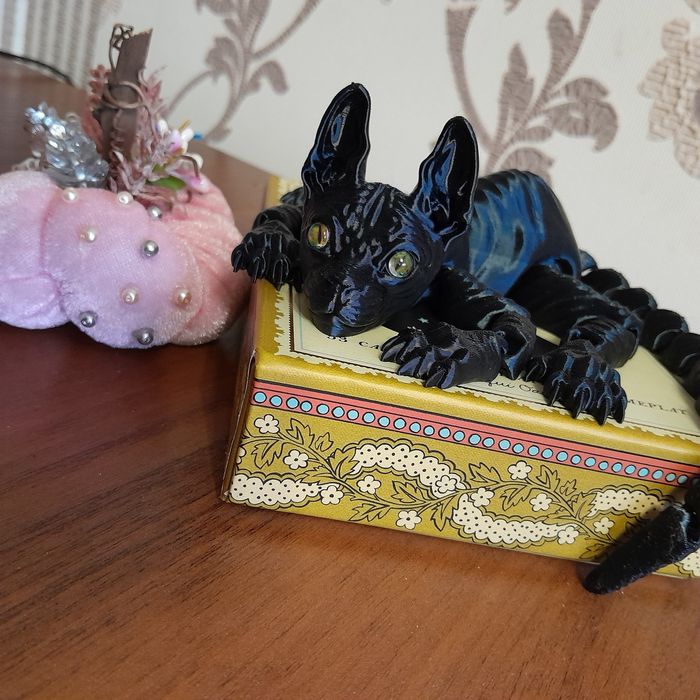 Великий кіт, 3Д принтер, іграшка, антистрес