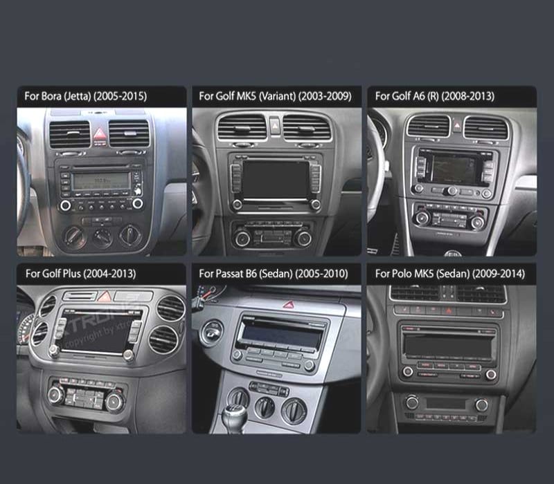 RADIO 8″ GPS ANDROID 11 VOLKSWAGEN VW PARA SEAT SKODA OCTACORE 4GB RAM+64GB ROM