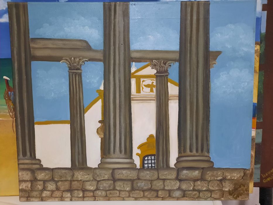 Arte:  Quadros diversos pintados a óleo