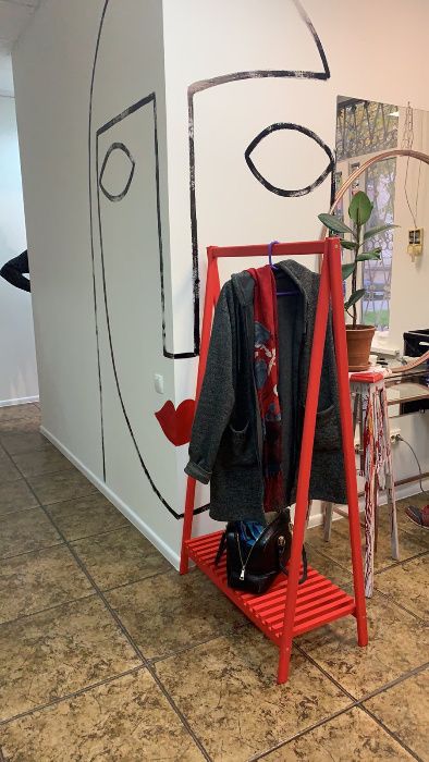 Ручная работа - рейл для одежды (стойка вешалка)