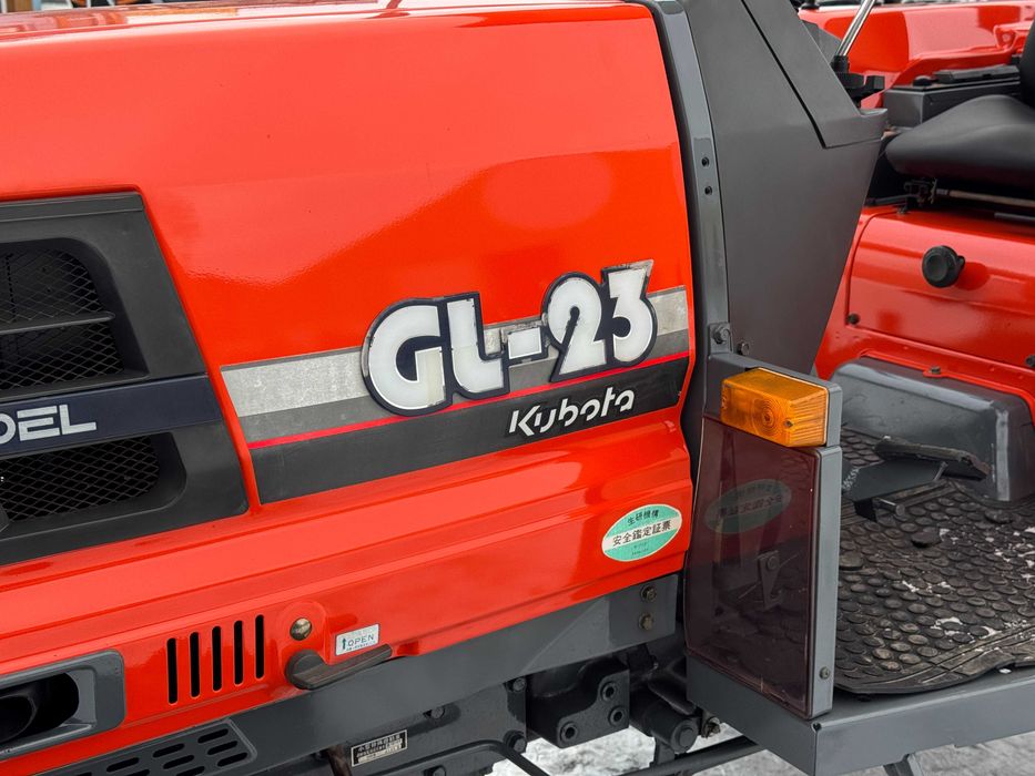 Японський трактор/мінітрактор KUBOTA GL23!+Дашок! РЕВЕРС! 4х4!+ ФРЕЗА