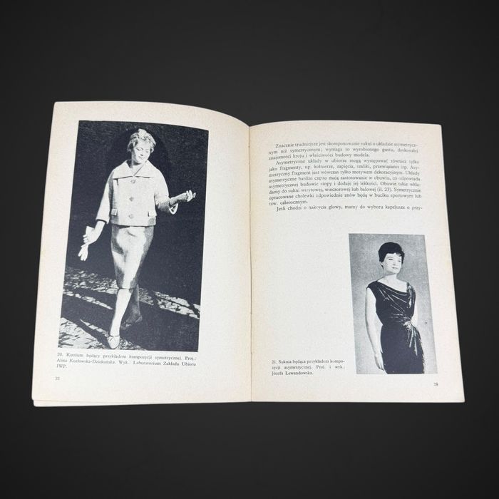 Książka Jak się ubierać Zbyszewska 1963 Moda PRL Vintage IWP Lata 60 J6/041439
