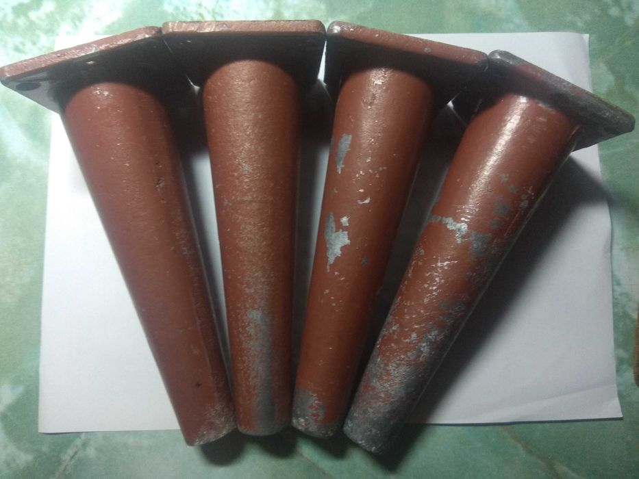 Ножки для меблів, алюміній, 18 см, 4 шт. (2 вида, див.фото)