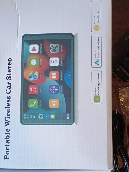 Tylko 167  Nowy Bezprzewodowy odtwarzacz samochodowy CarPlay&Android A