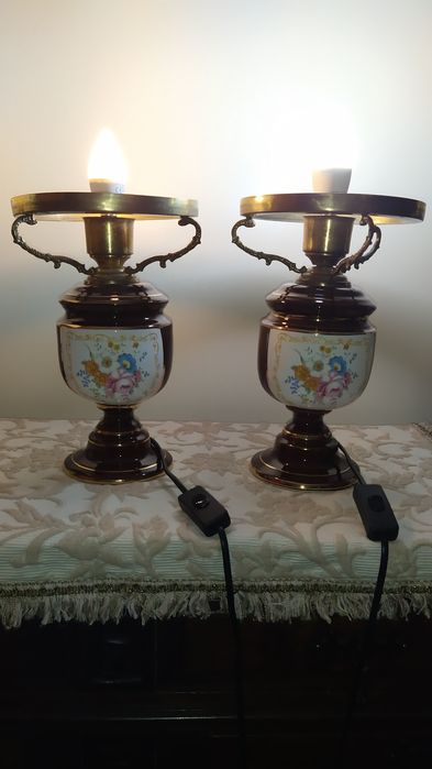 Candeeiros de mesa em cerâmica